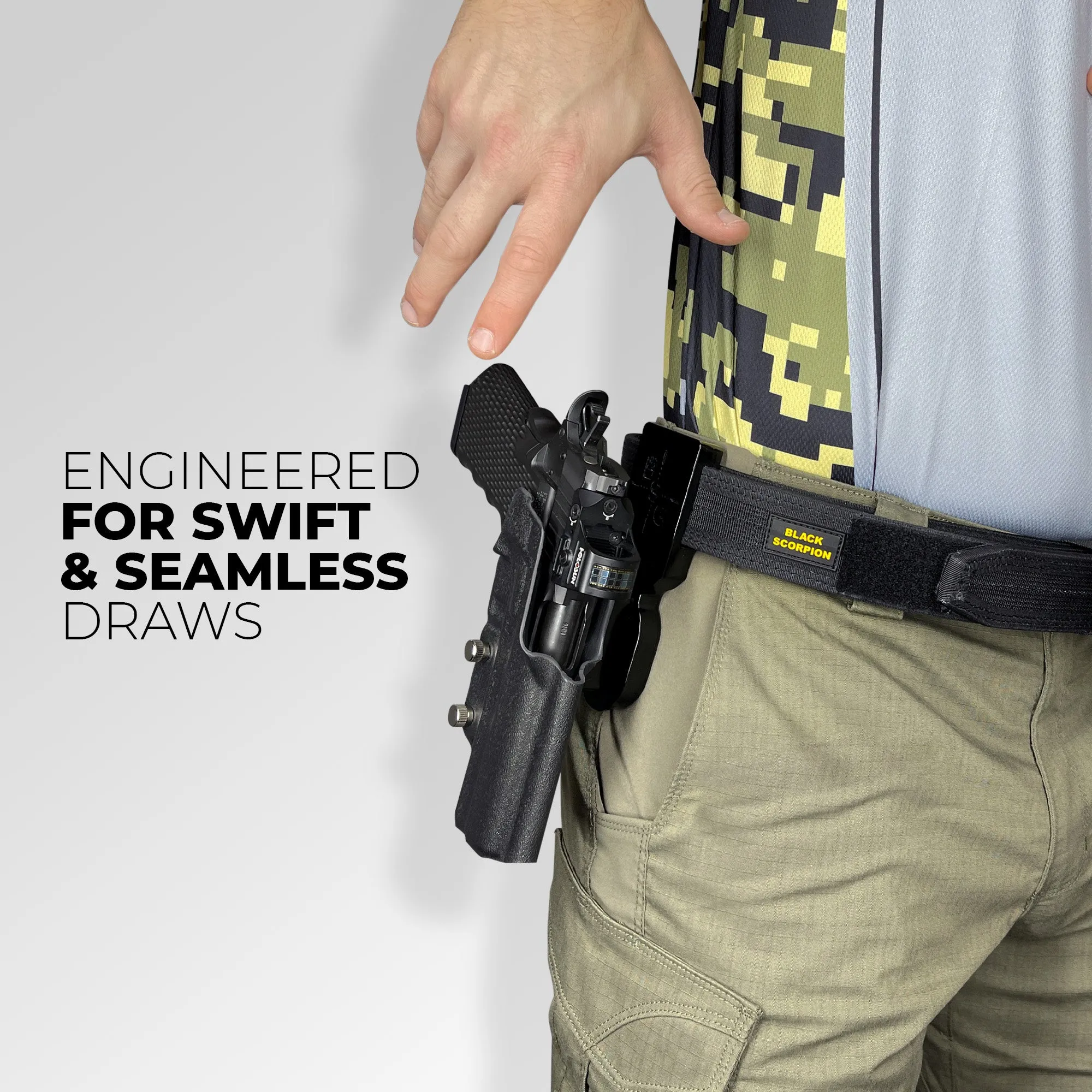 2011 5'' w/ Rail Pro Heavy Duty Competition Holster