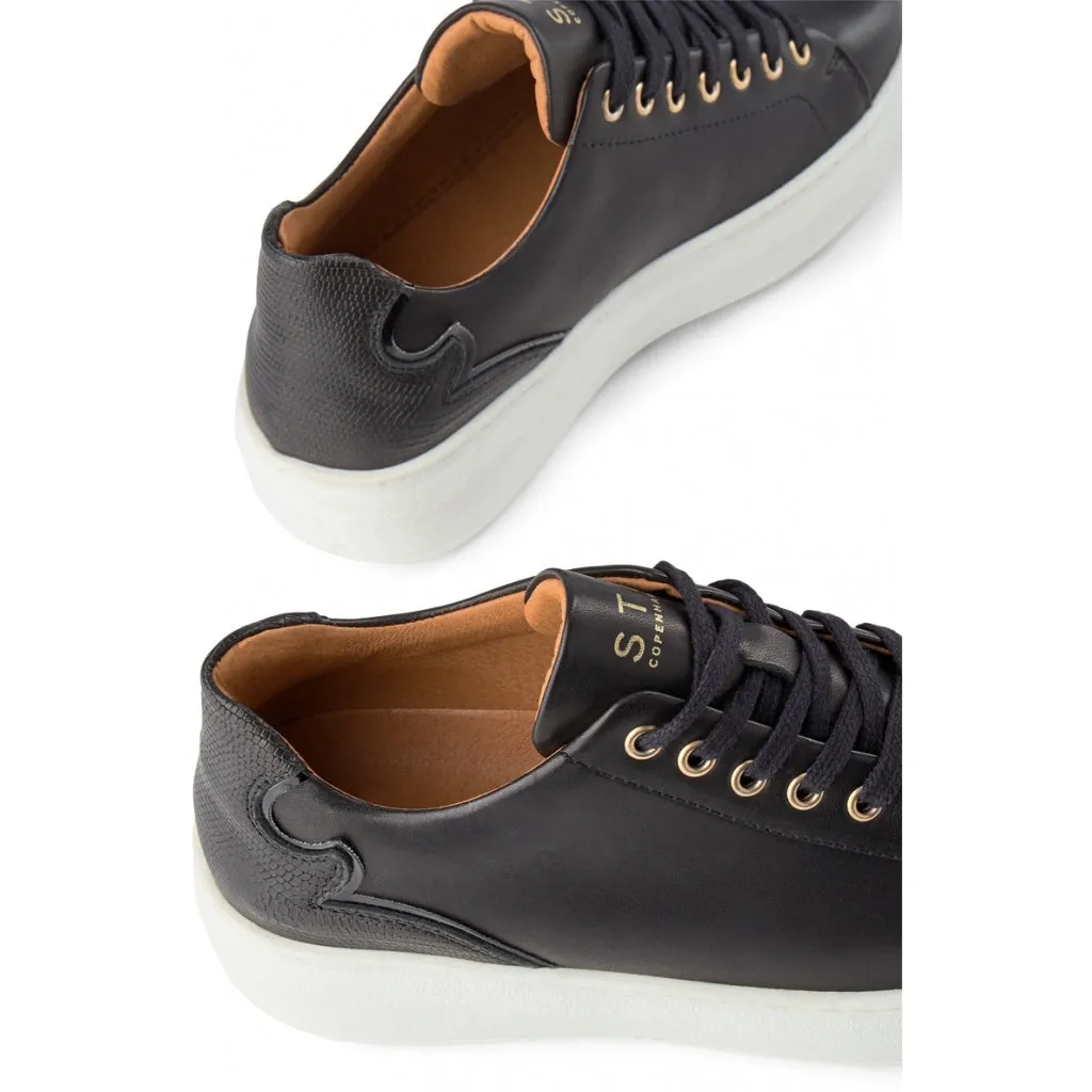 Adina Læder Sneaker - BLACK