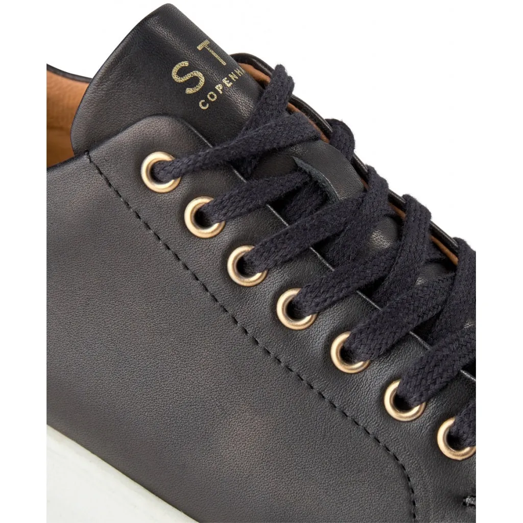 Adina Læder Sneaker - BLACK