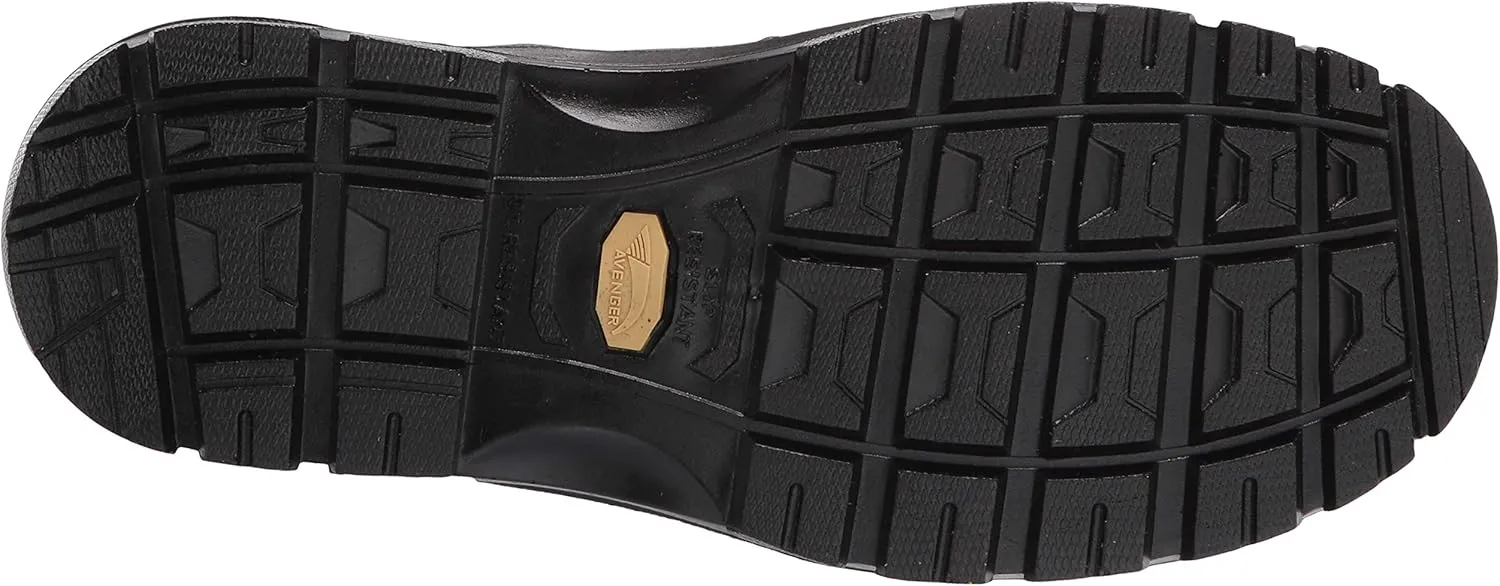 Avenger Work Boots Women's Foundation Internal Metatarsal Guard 6" Leather Carbon Toe Puncture Resistant Waterproof Eh Work Boots
