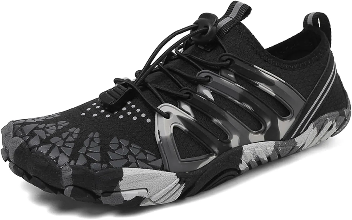 Barefoot Water Shoes for Women Men Wide Toe Quick-Dry Footwear Lightweight Mesh Breathable Aqua Shoes Beach Swim Yoga Exercise Surf Slip On Sneakers for Men Women