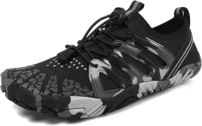 Barefoot Water Shoes for Women Men Wide Toe Quick-Dry Footwear Lightweight Mesh Breathable Aqua Shoes Beach Swim Yoga Exercise Surf Slip On Sneakers for Men Women