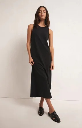 Black Mystic Midi Dress