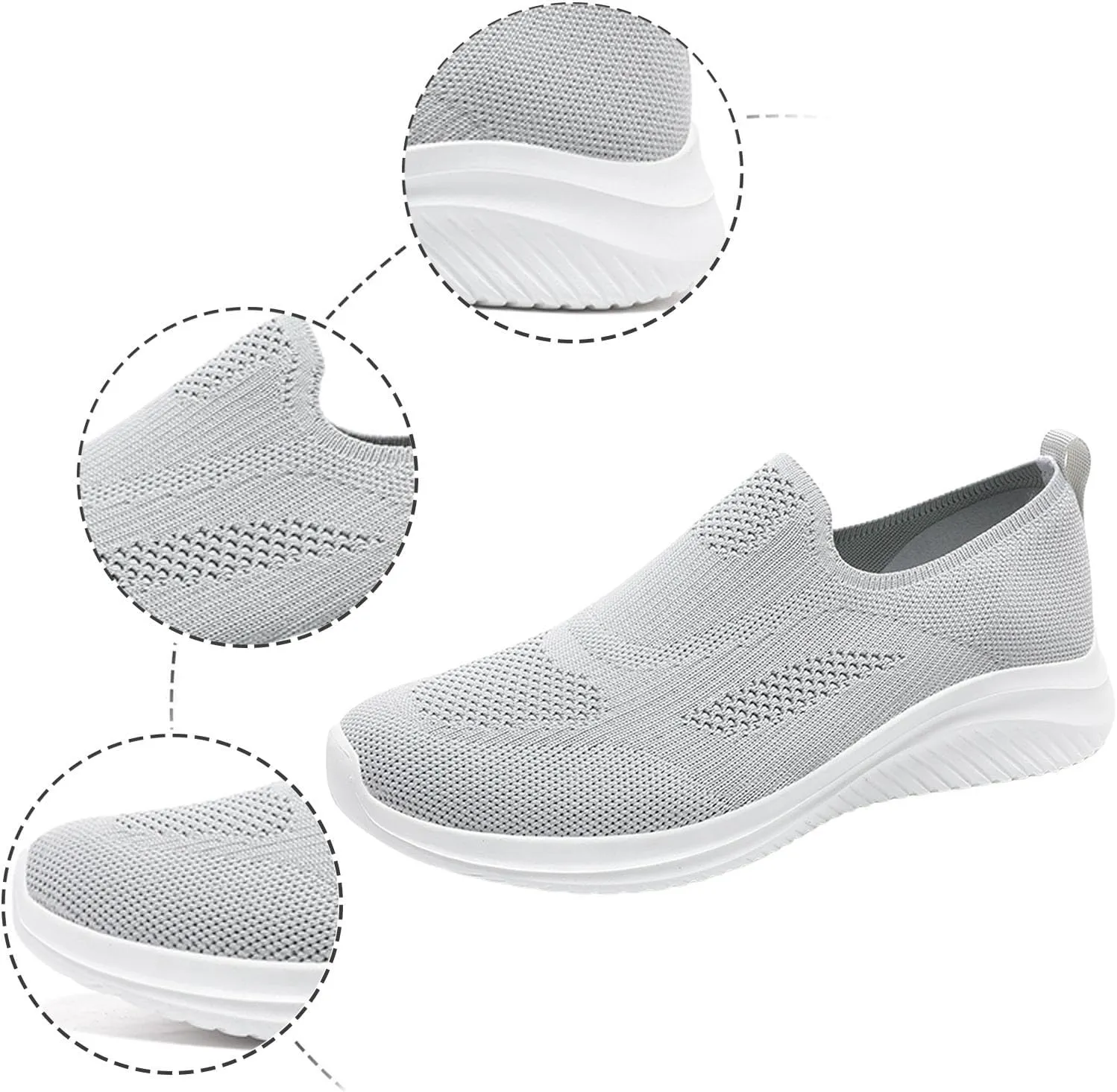 Casual Shoes Lace up Men Sports Shoes Fashionable New Pattern Simple Solid Color Comfortable Flat Bottom Lightweight Non