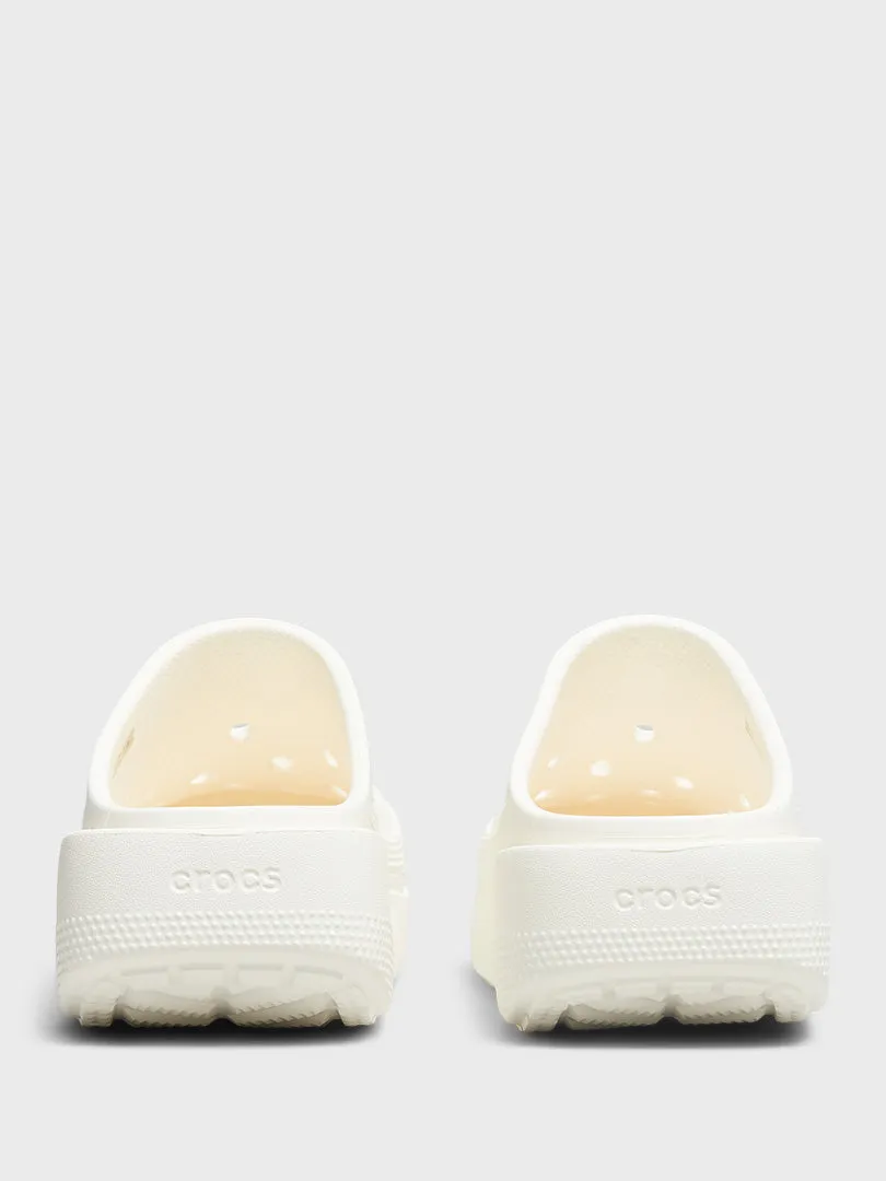 Classic Blunt Toe Shoes in Chalk