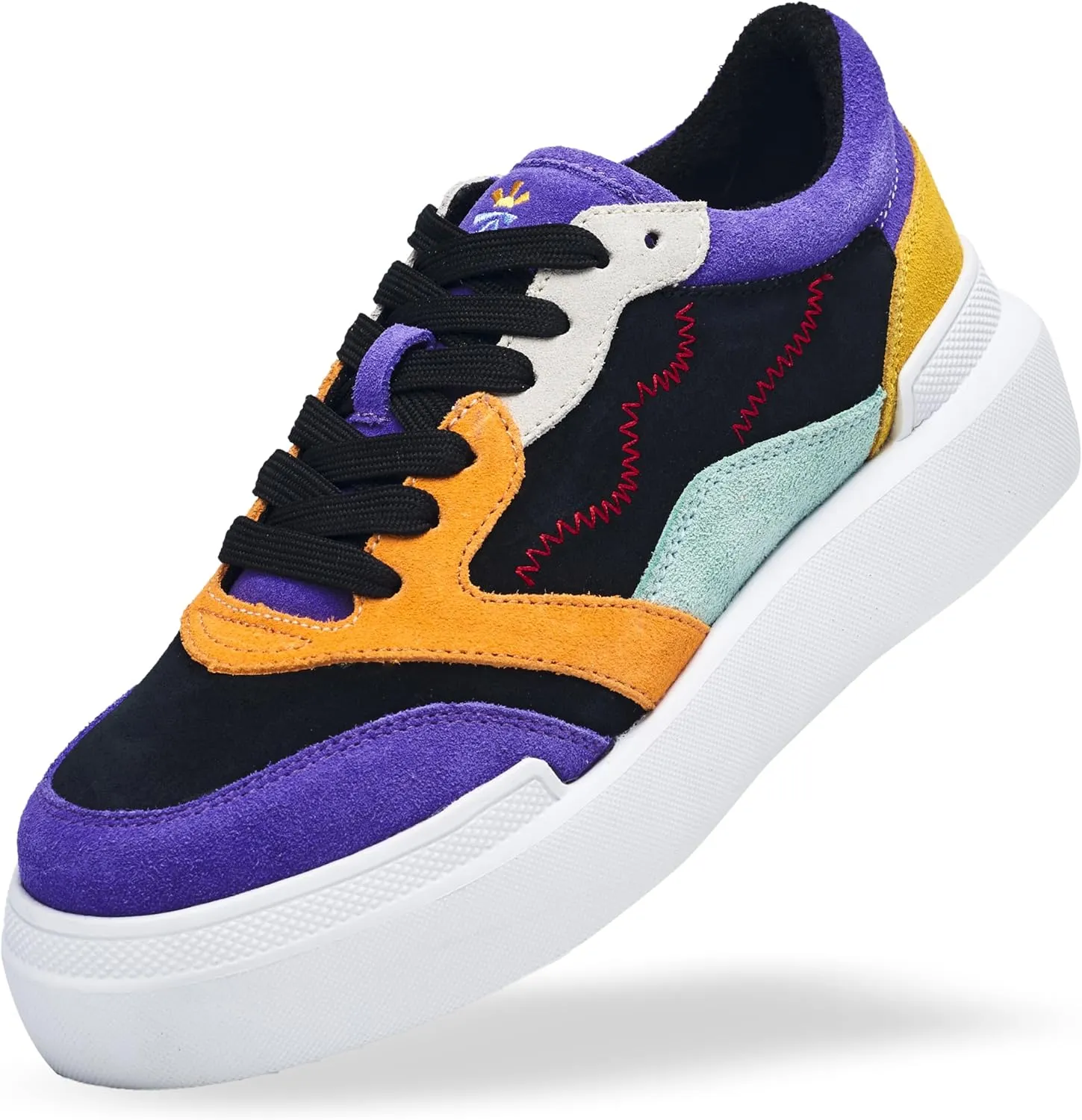 Courster, Platform Sneakers for Women - Cute, Trendy Walking Shoes. Vibrant, Comfortable, Stylish Fashion Sneakers