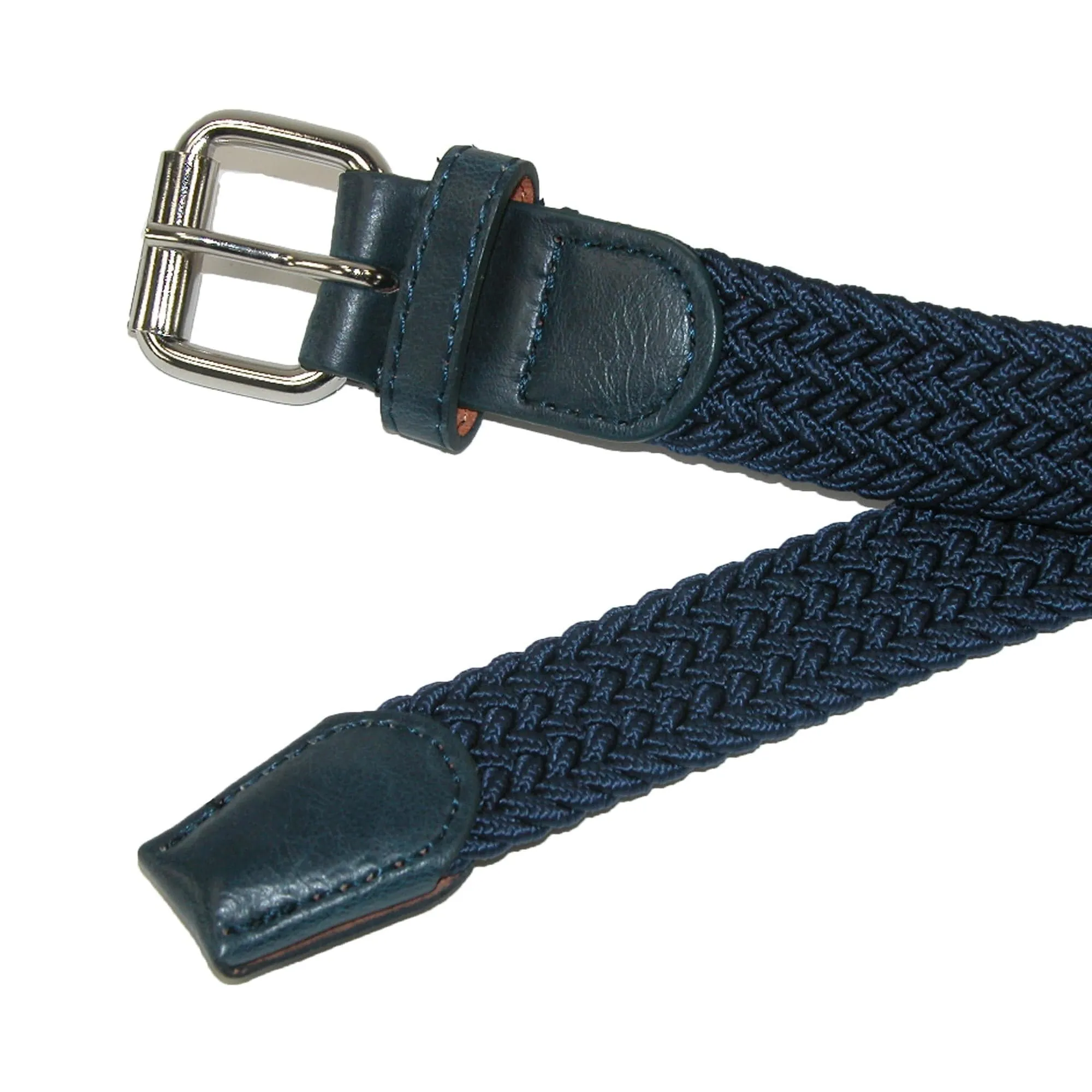 CTM® Kids' Elastic Braided Stretch Belt (Pack of 2 Colors)