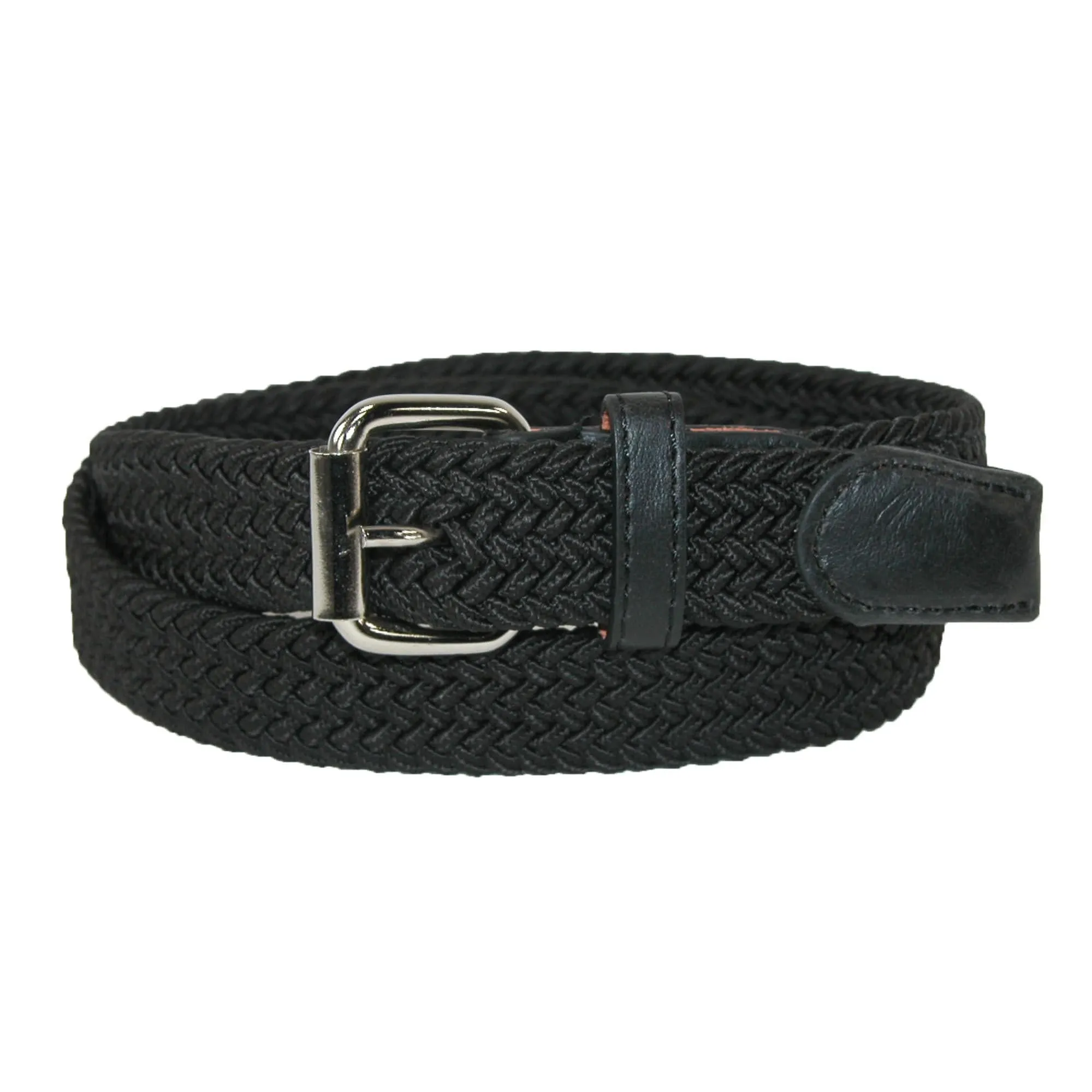 CTM® Kids' Elastic Braided Stretch Belt (Pack of 2 Colors)