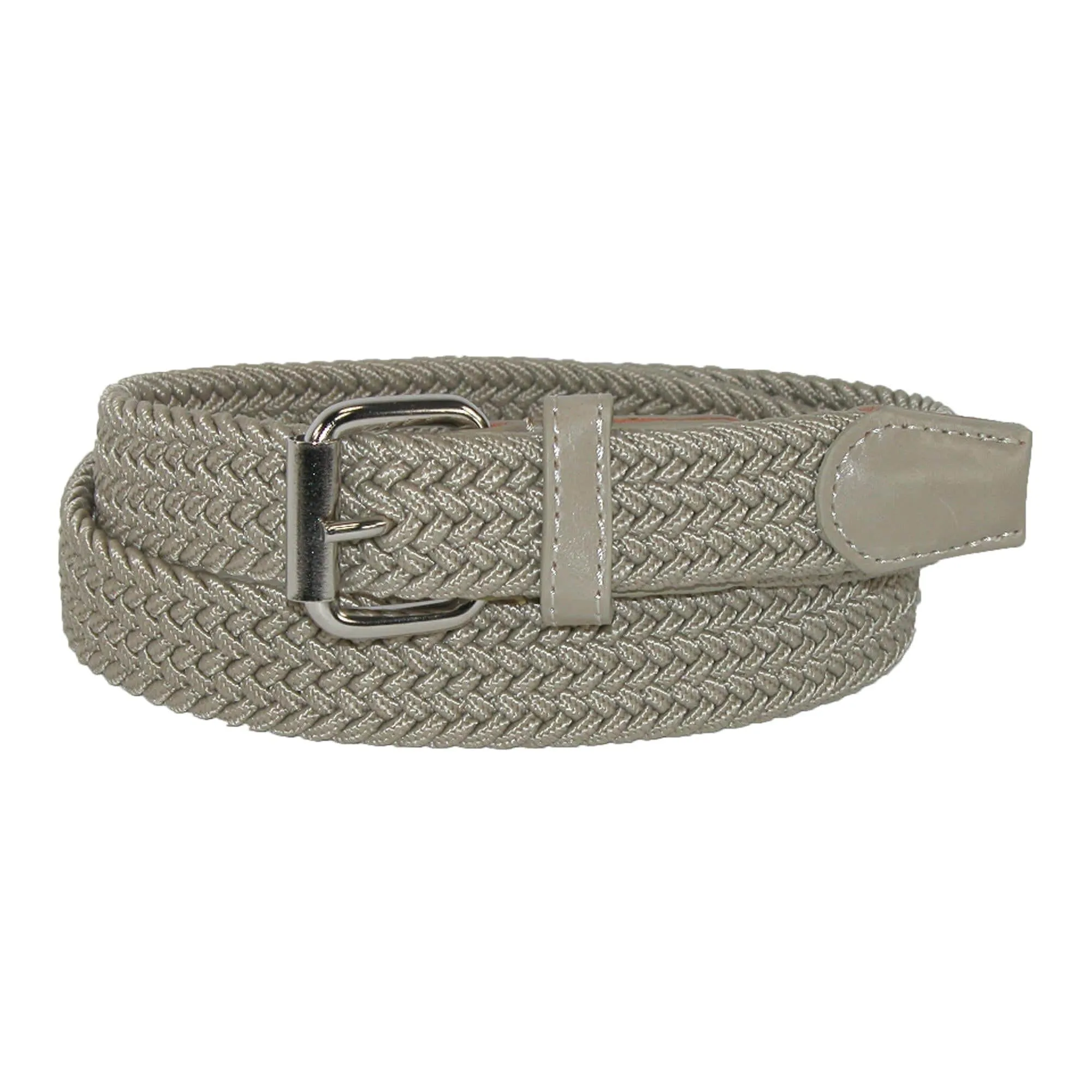 CTM® Kids' Elastic Braided Stretch Belt (Pack of 2 Colors)