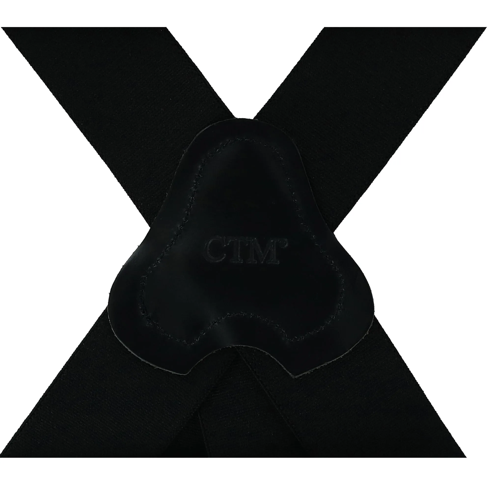 CTM® Men's Elastic Clip-End 2 Inch Fireman Suspenders