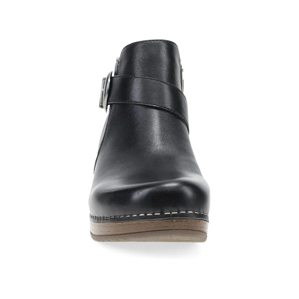 Dansko Brennan Black Calf Leather Boot (Women's)