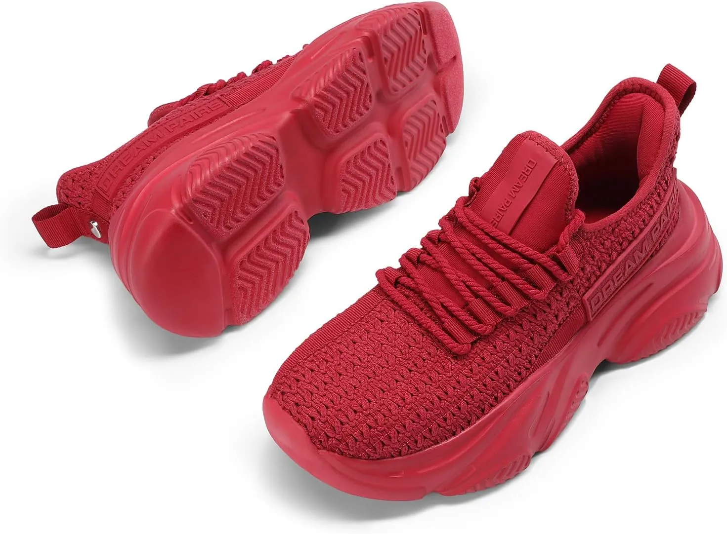 DREAM PAIRS Women's Platform Chunky Fashion Sneakers Slip on Walking Stylish Lightweight Classic Casual Sneaker