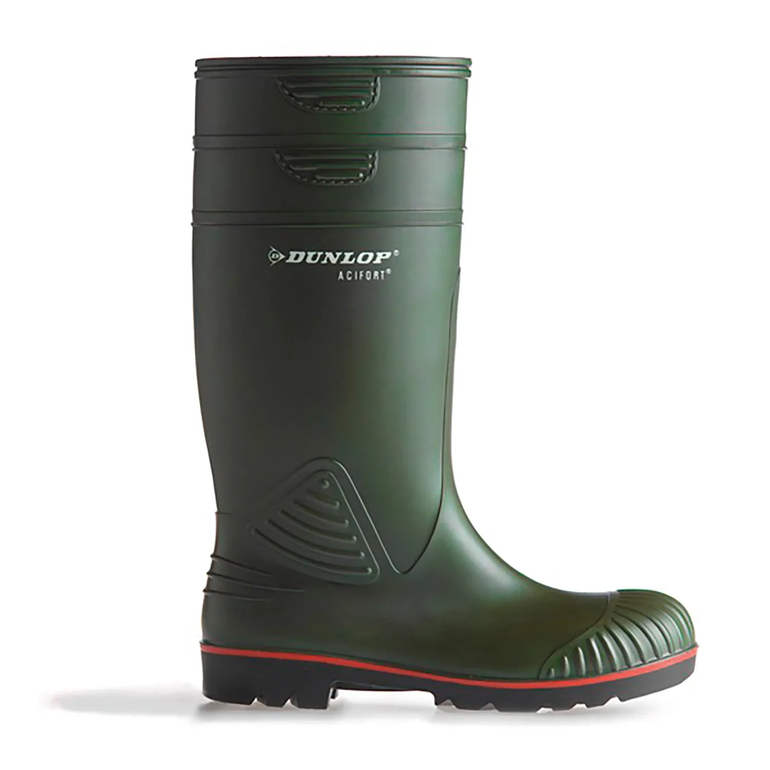 Dunlop Acifort Heavy Duty Full Safety - Black/Red