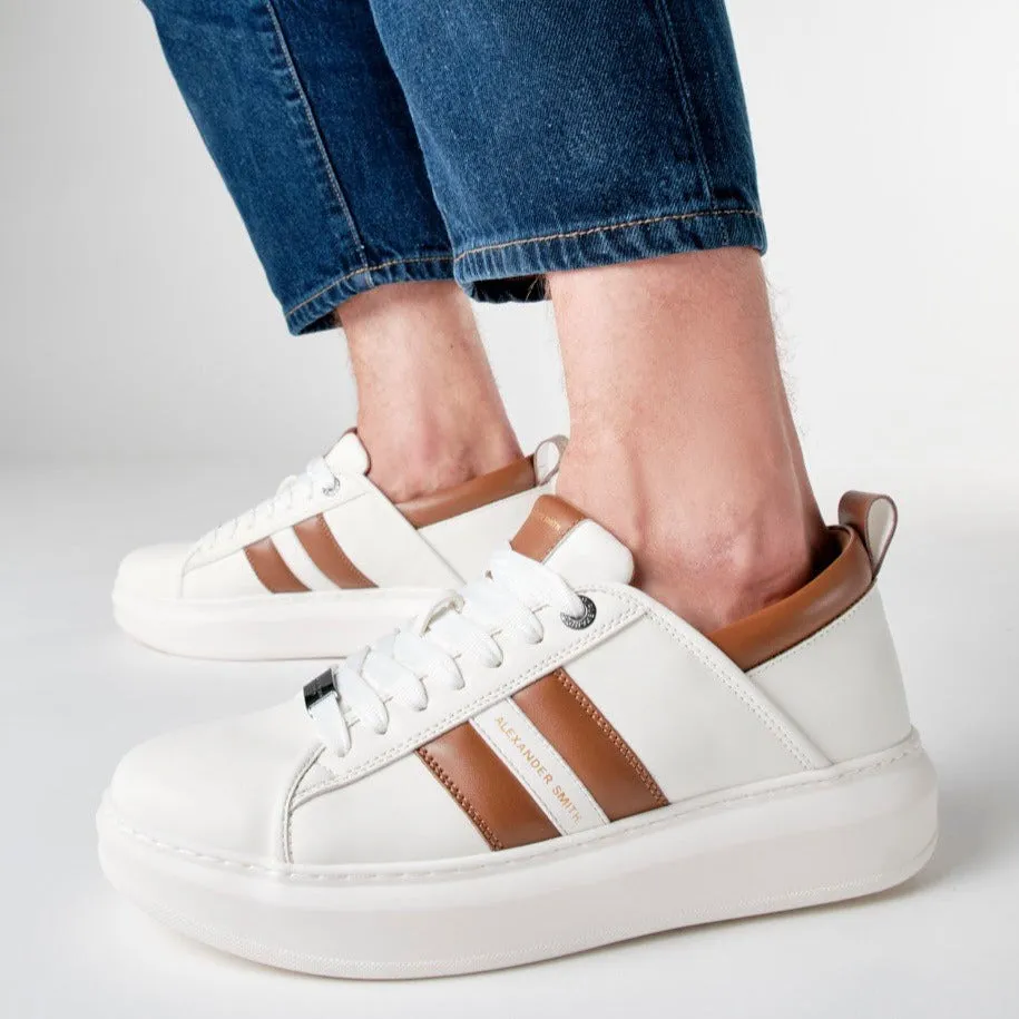 Eco Wembley Man White & Cognac