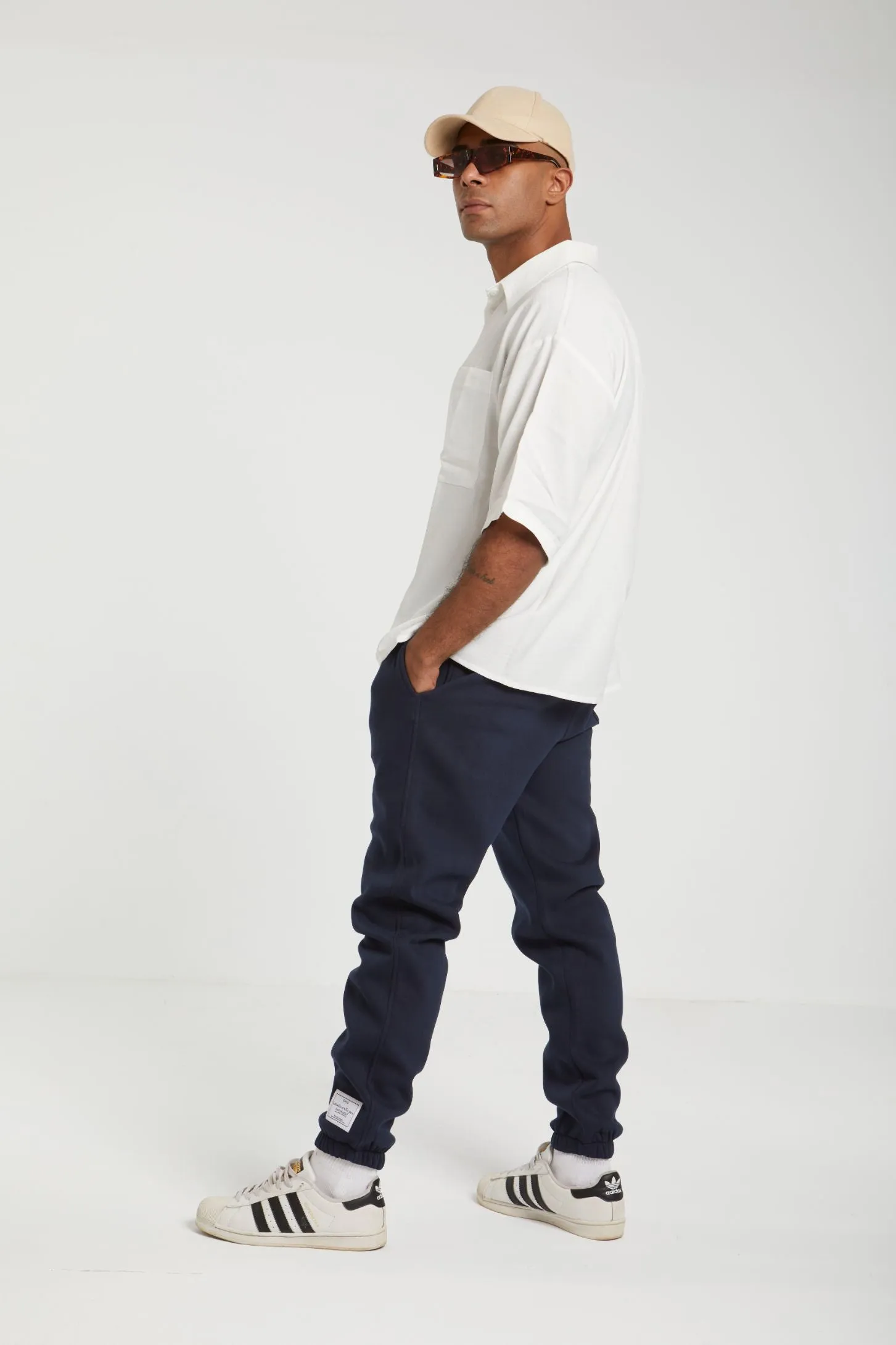 ESSENTIAL JOGGERS PANTS - NAVY
