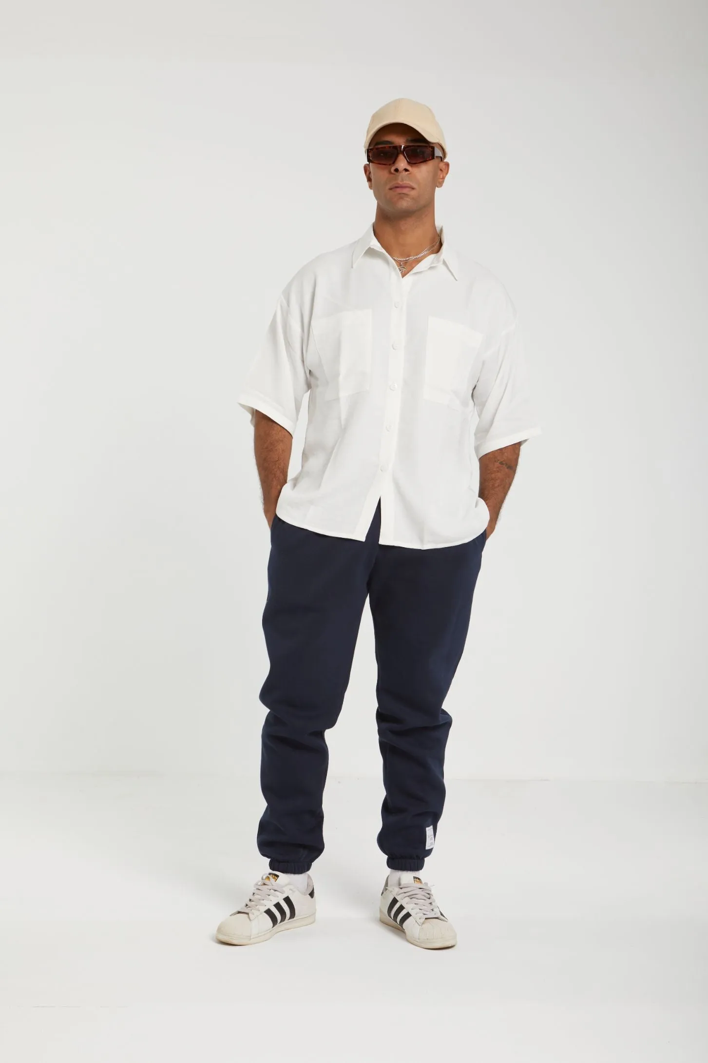 ESSENTIAL JOGGERS PANTS - NAVY