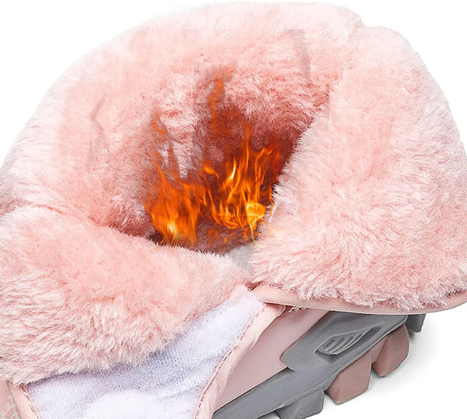 Girls Boys Snow Boots Outdoor Warm Comfortable Non Slip Mid Calf Padded Small Big Kids Winter Girls Boots Size Four