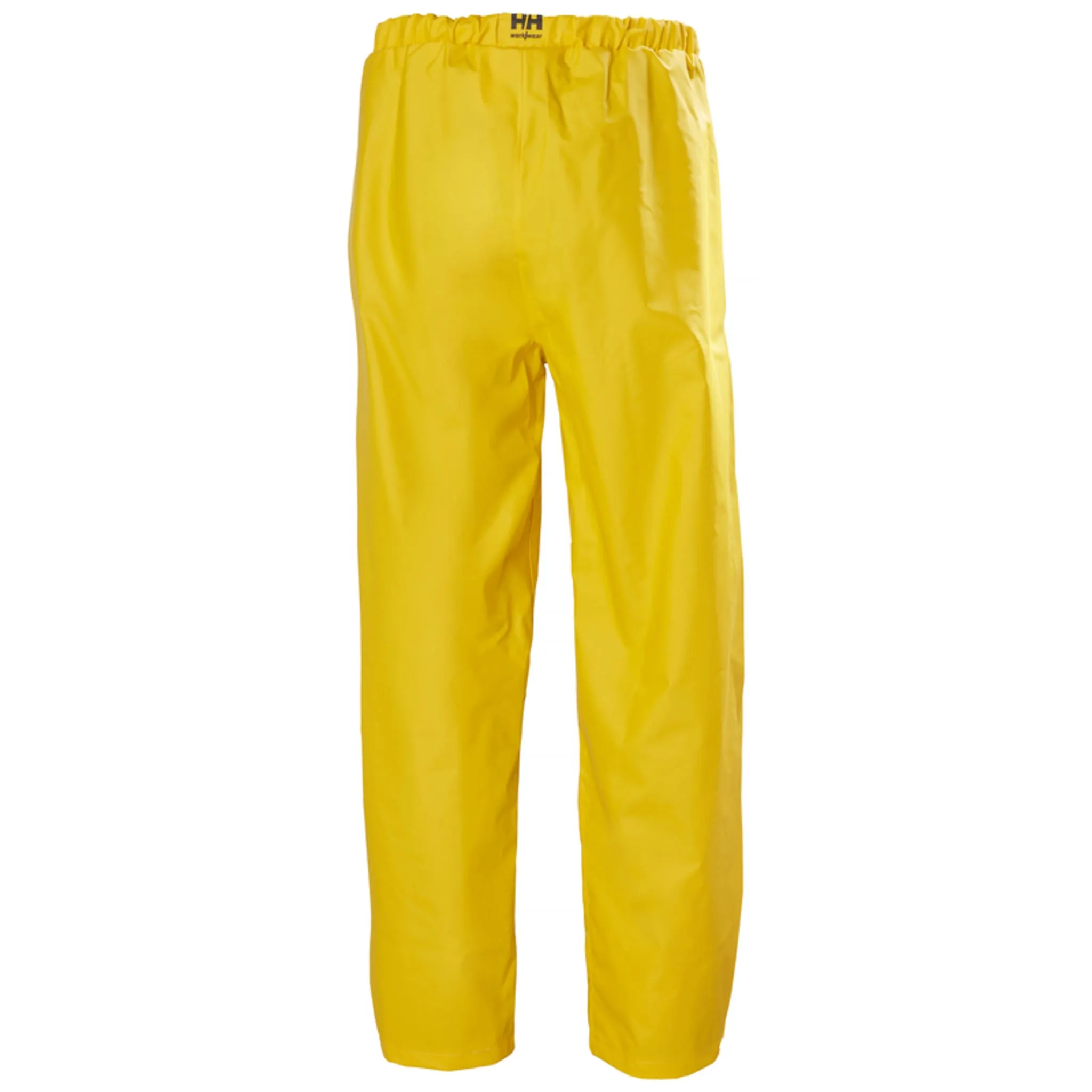 Helly Hansen Men's Rain Work Pants 70429 Mandal - PVC Coated Poly, Waterproof, Durable, Pull-On, Adjustable Waist, Micro-Welded Seams, Fishing, Construction | Sizes S-4XL