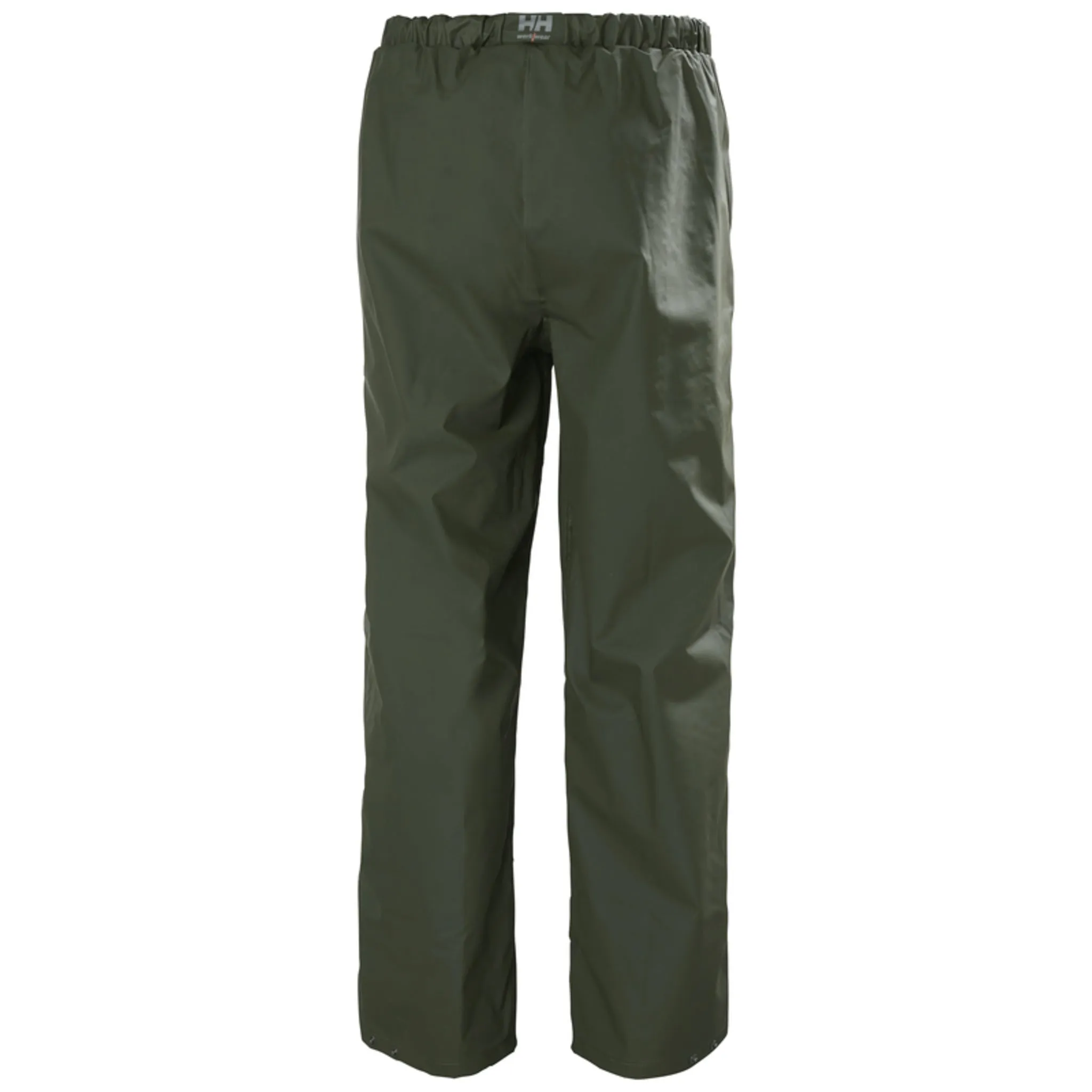 Helly Hansen Men's Rain Work Pants 70429 Mandal - PVC Coated Poly, Waterproof, Durable, Pull-On, Adjustable Waist, Micro-Welded Seams, Fishing, Construction | Sizes S-4XL