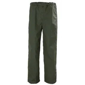 Helly Hansen Men's Rain Work Pants 70429 Mandal - PVC Coated Poly, Waterproof, Durable, Pull-On, Adjustable Waist, Micro-Welded Seams, Fishing, Construction | Sizes S-4XL