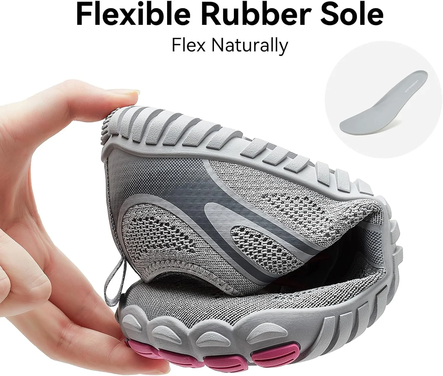 HOBIBEAR Barefoot Shoes for Men Women Wide Toe Box Zero Drop Cross-Training Minimalist Unisex