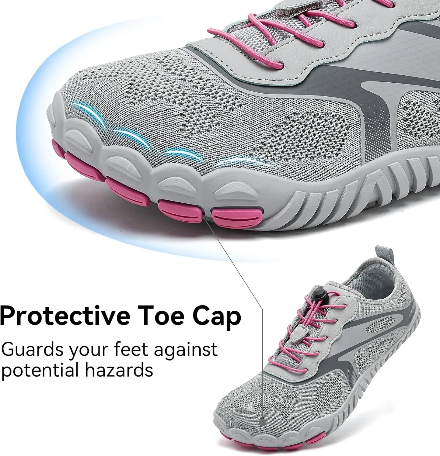 HOBIBEAR Barefoot Shoes for Men Women Wide Toe Box Zero Drop Cross-Training Minimalist Unisex