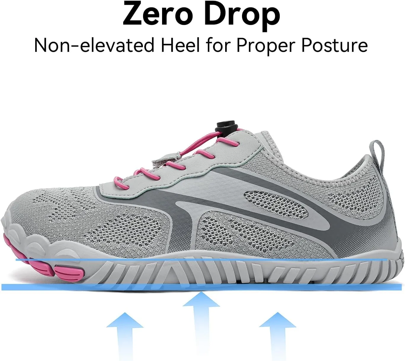 HOBIBEAR Barefoot Shoes for Men Women Wide Toe Box Zero Drop Cross-Training Minimalist Unisex