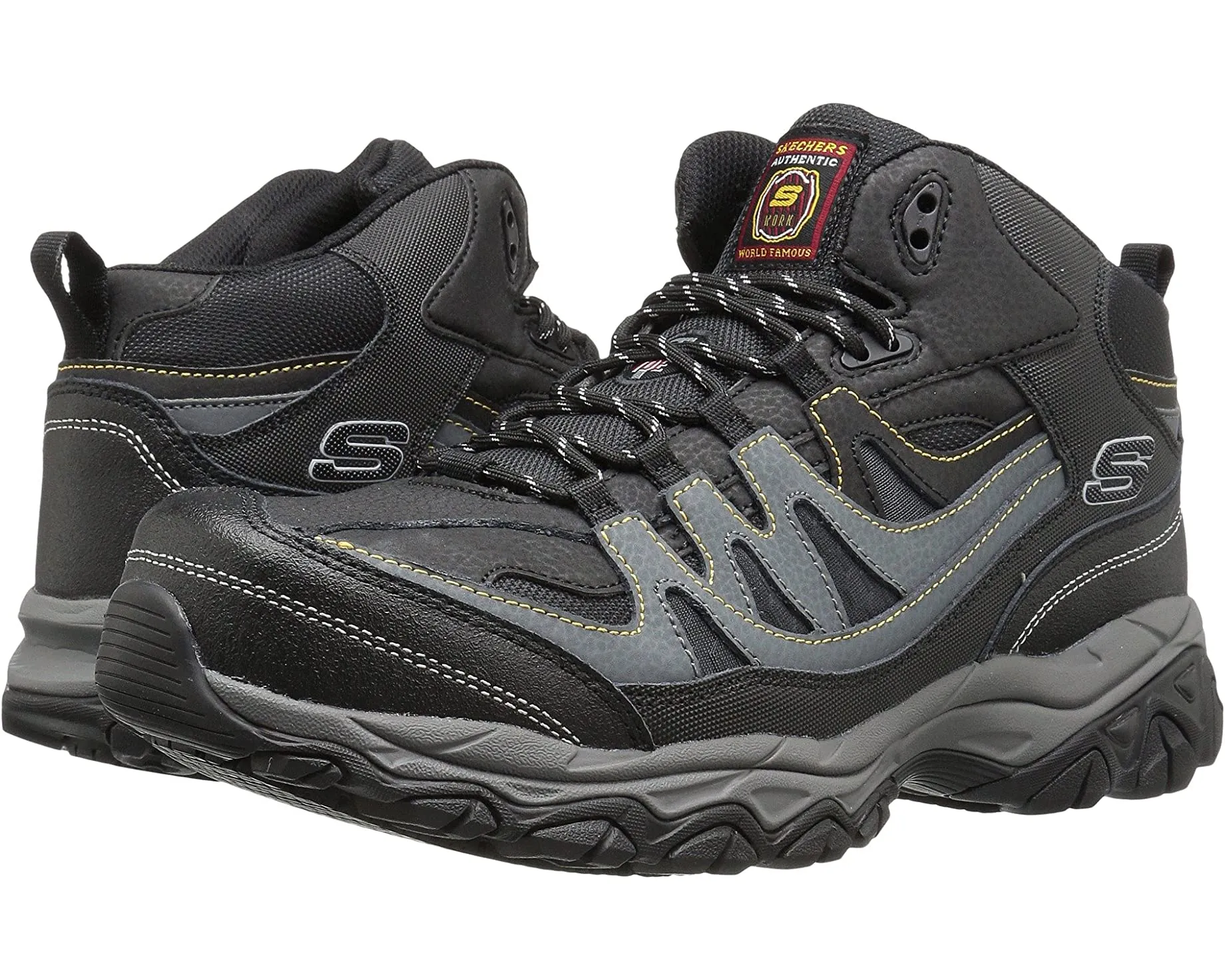 Holdredge boots - Rebem SKECHERS Work, leather