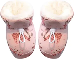 Infant Booties 612 Months Lined Fuzzy Boots, Baby Boy Boots 2024 Warm Baby Boots With Drawstring Baby Winter Snow