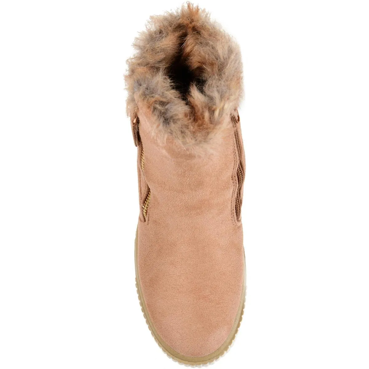 Journee Collection Womens Jezzy Faux Suede Winter & Snow Boots
