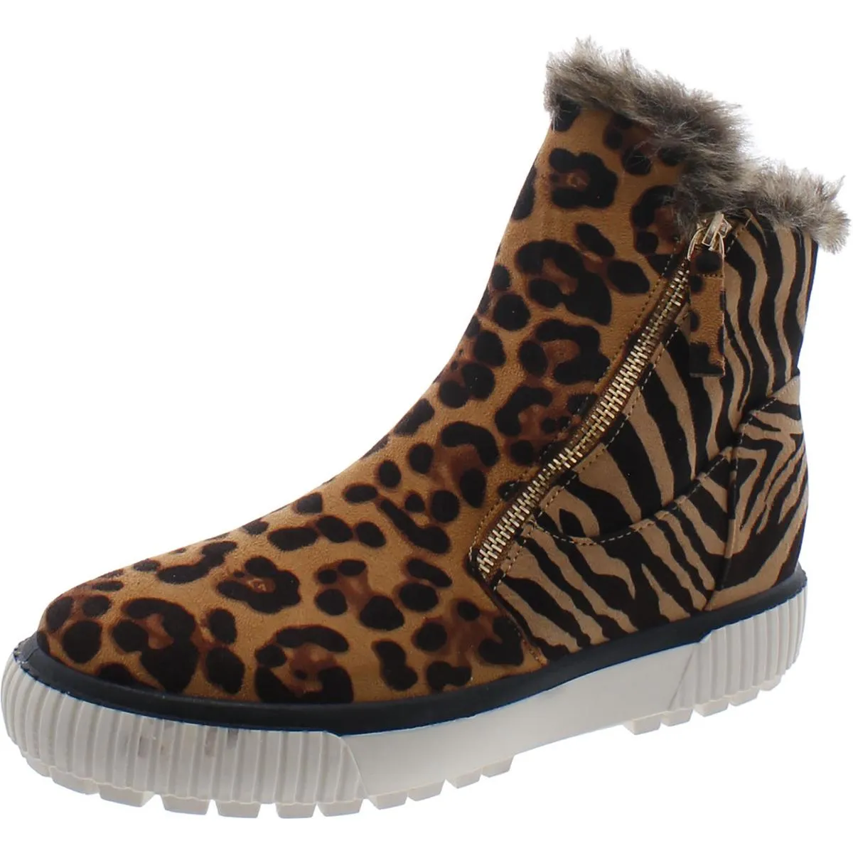 Journee Collection Womens Jezzy Faux Suede Winter & Snow Boots