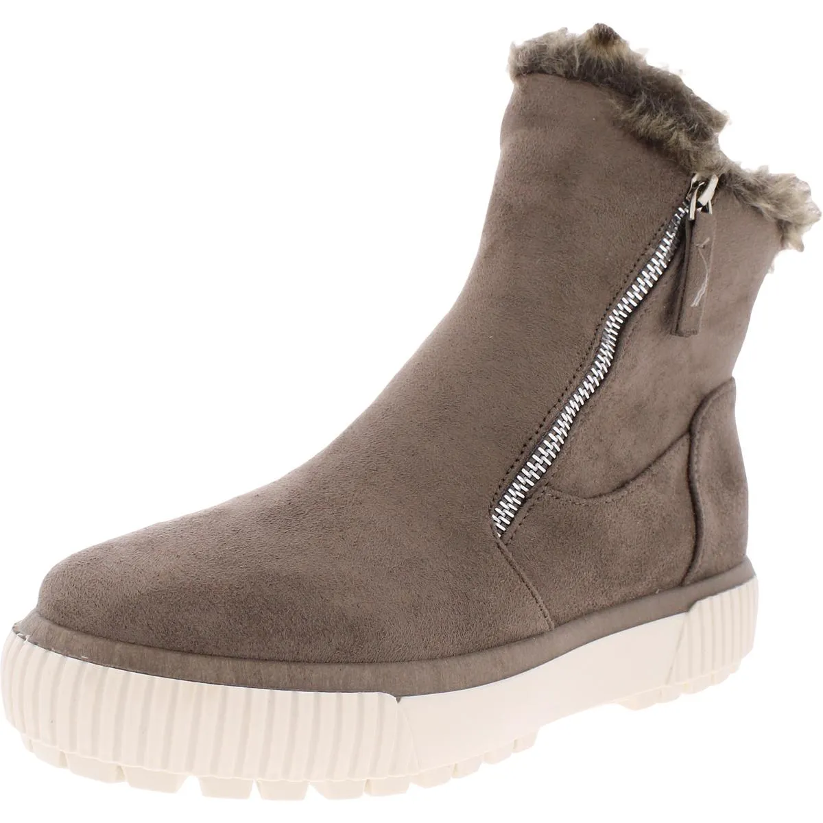 Journee Collection Womens Jezzy Faux Suede Winter & Snow Boots