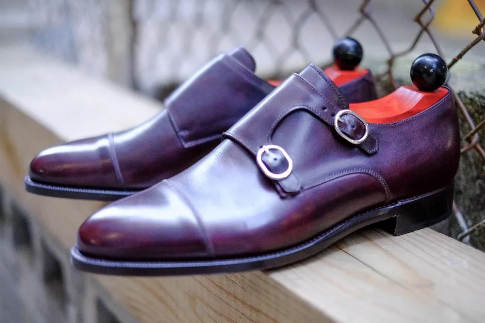 Kent - MTO - Plum Museum Calf - TMG Last - Single Leather Sole