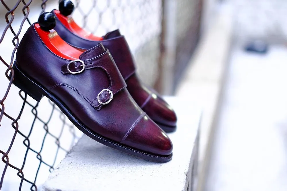 Kent - MTO - Plum Museum Calf - TMG Last - Single Leather Sole