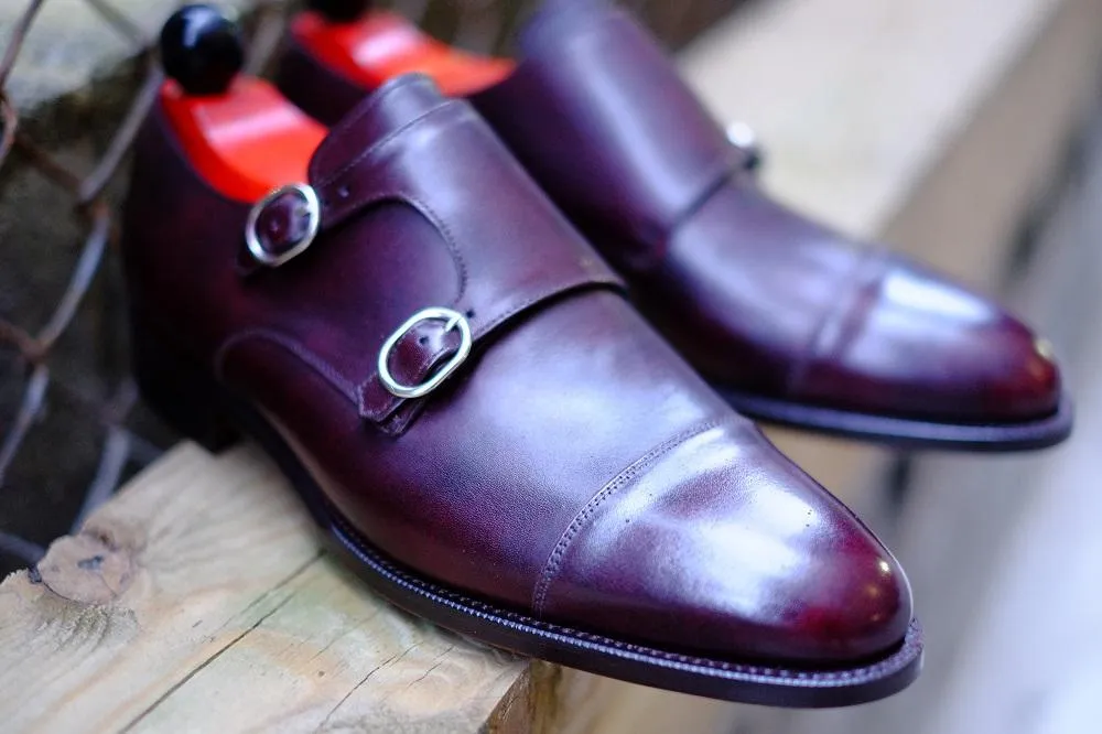 Kent - MTO - Plum Museum Calf - TMG Last - Single Leather Sole