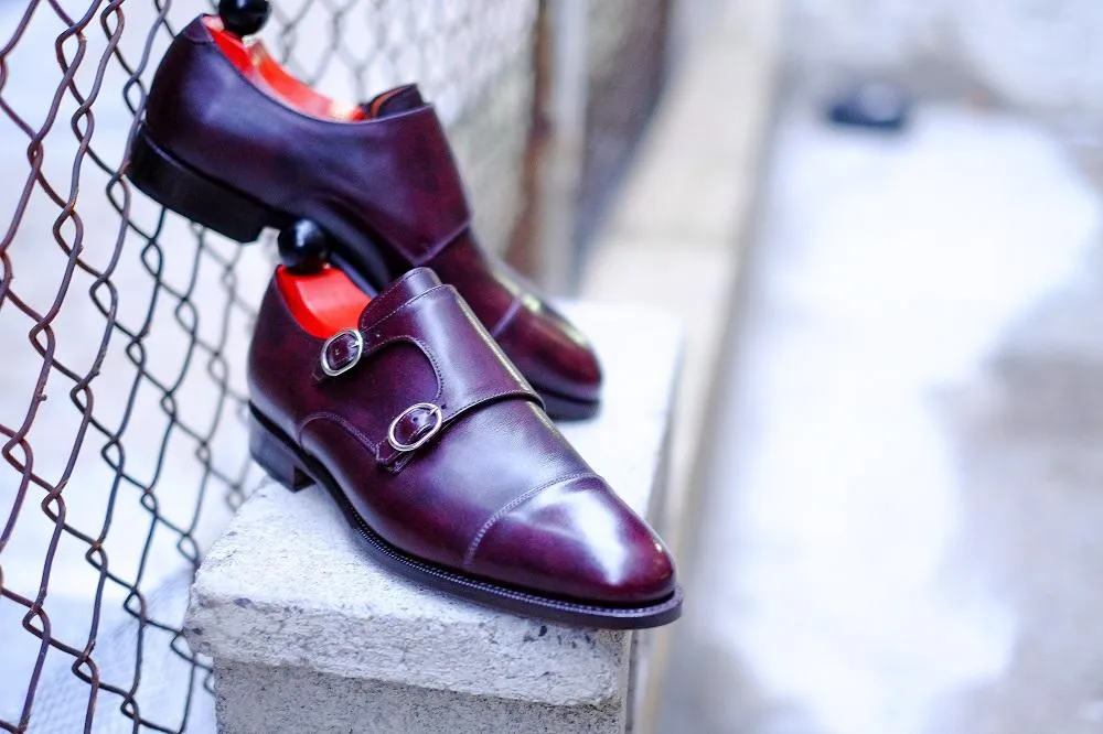 Kent - MTO - Plum Museum Calf - TMG Last - Single Leather Sole