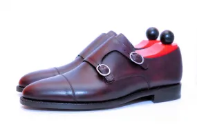 Kent - MTO - Plum Museum Calf - TMG Last - Single Leather Sole