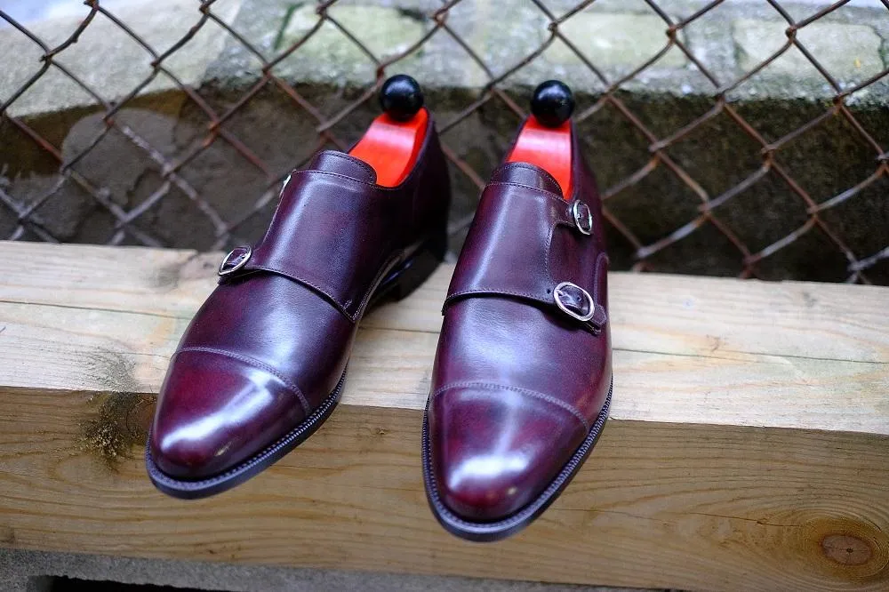 Kent - MTO - Plum Museum Calf - TMG Last - Single Leather Sole