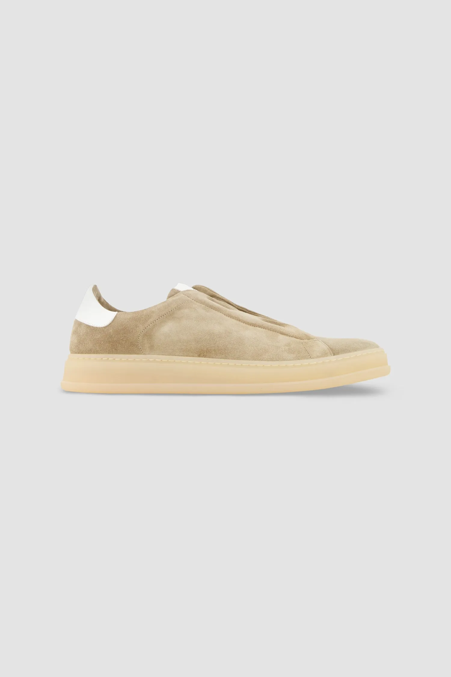 Kiton Sand/Milk Suede Sneakers