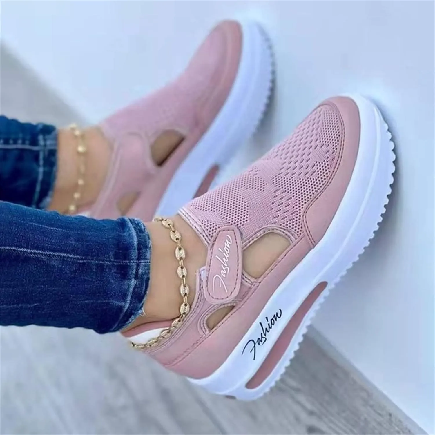 Ladmiple Shoes For Women Sneakers Trendy Slip On Canvas Shoes Fashion Casual Summer Comfortable Walking Flats Loafers