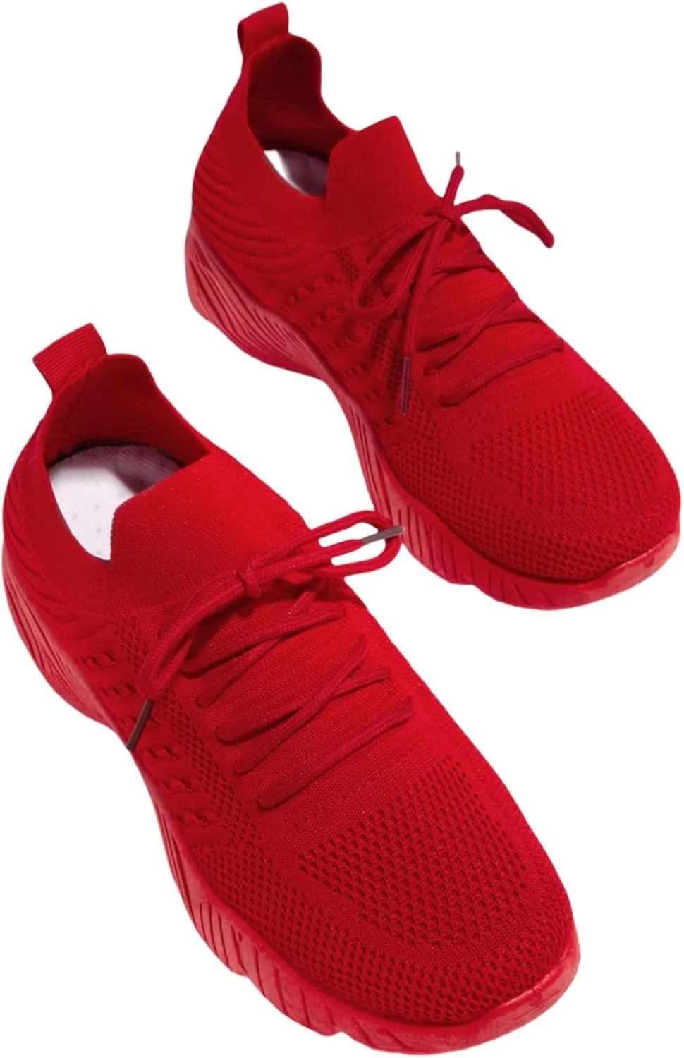 Ladmiple Sneakers For Women Trendy 2025 Slip On Running Shoes Lightweight Tennis Shoes Gym Workout Fashion Mesh Walking Shoes