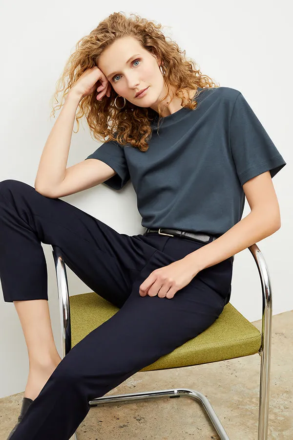 Leslie T-Shirt - Pima Cotton :: Deep Sea