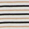 Leslie T-Shirt - Thin Striped Pima Cotton :: Tan / Black