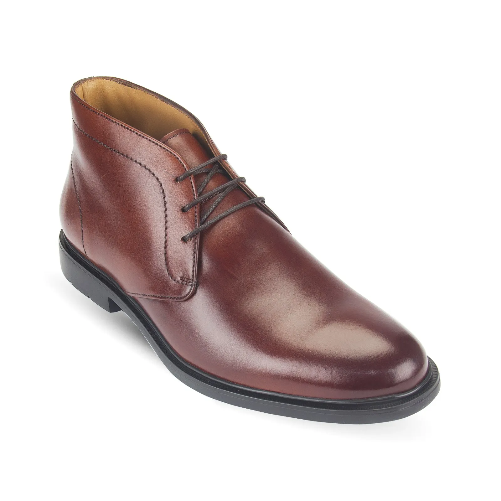 Men Formal Lace-Up Mid-Top Shoe