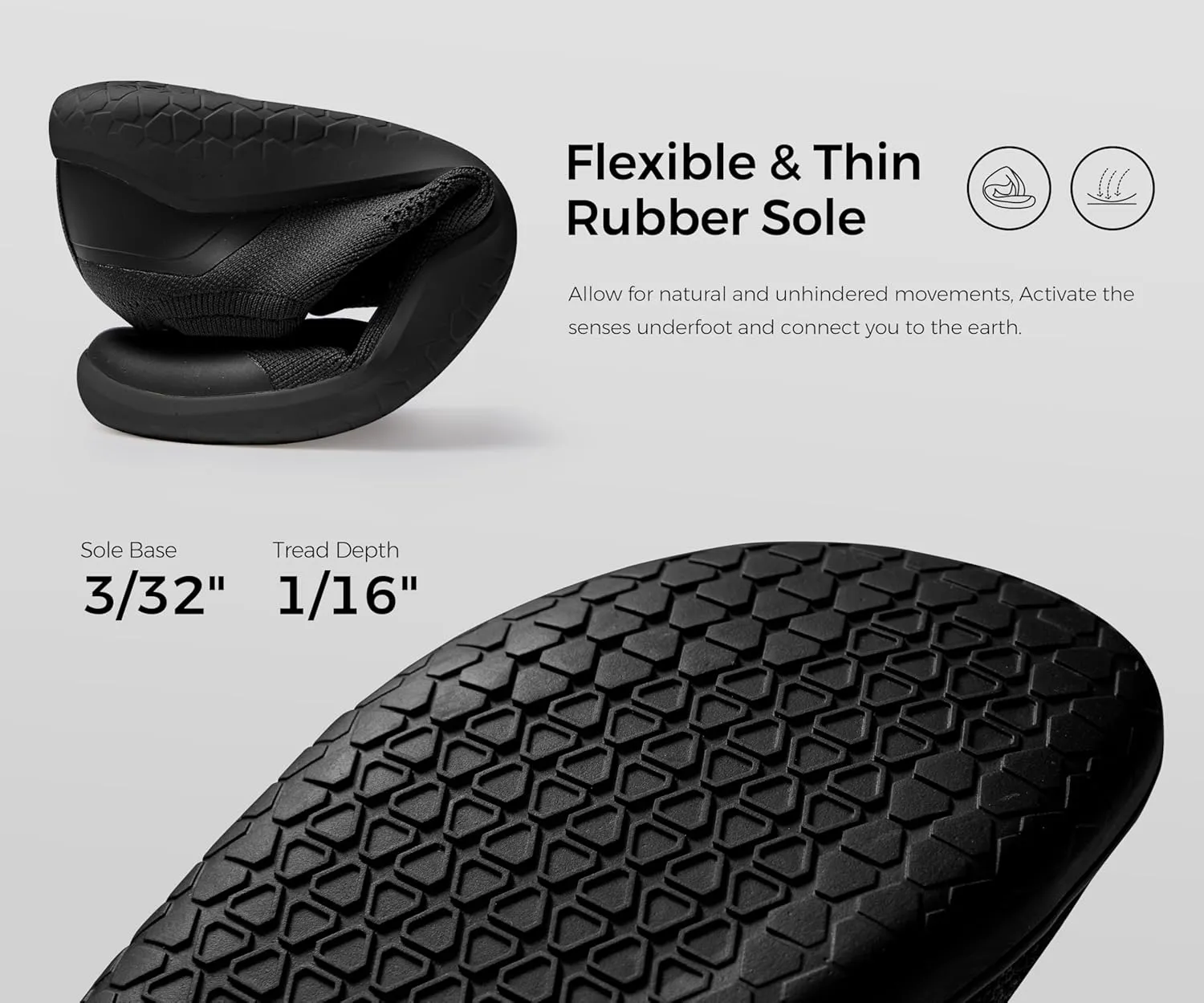 Men's Barefoot Shoes Zero Drop Running Minimalist Gym Shoes for Men Deadlift Cross Training Sneakers