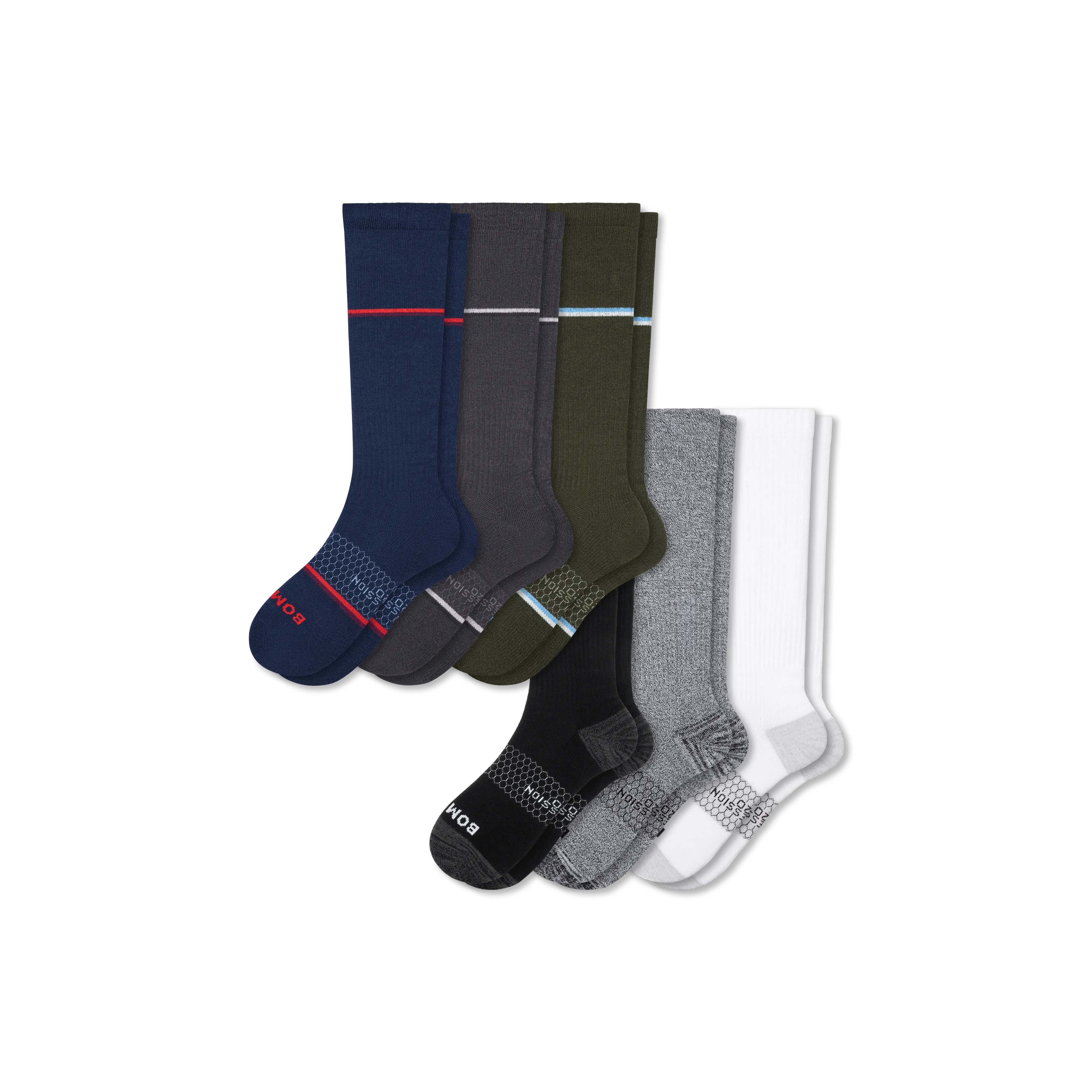 Men's Everyday Compression Sock 6-Pack (15-20mmHg)