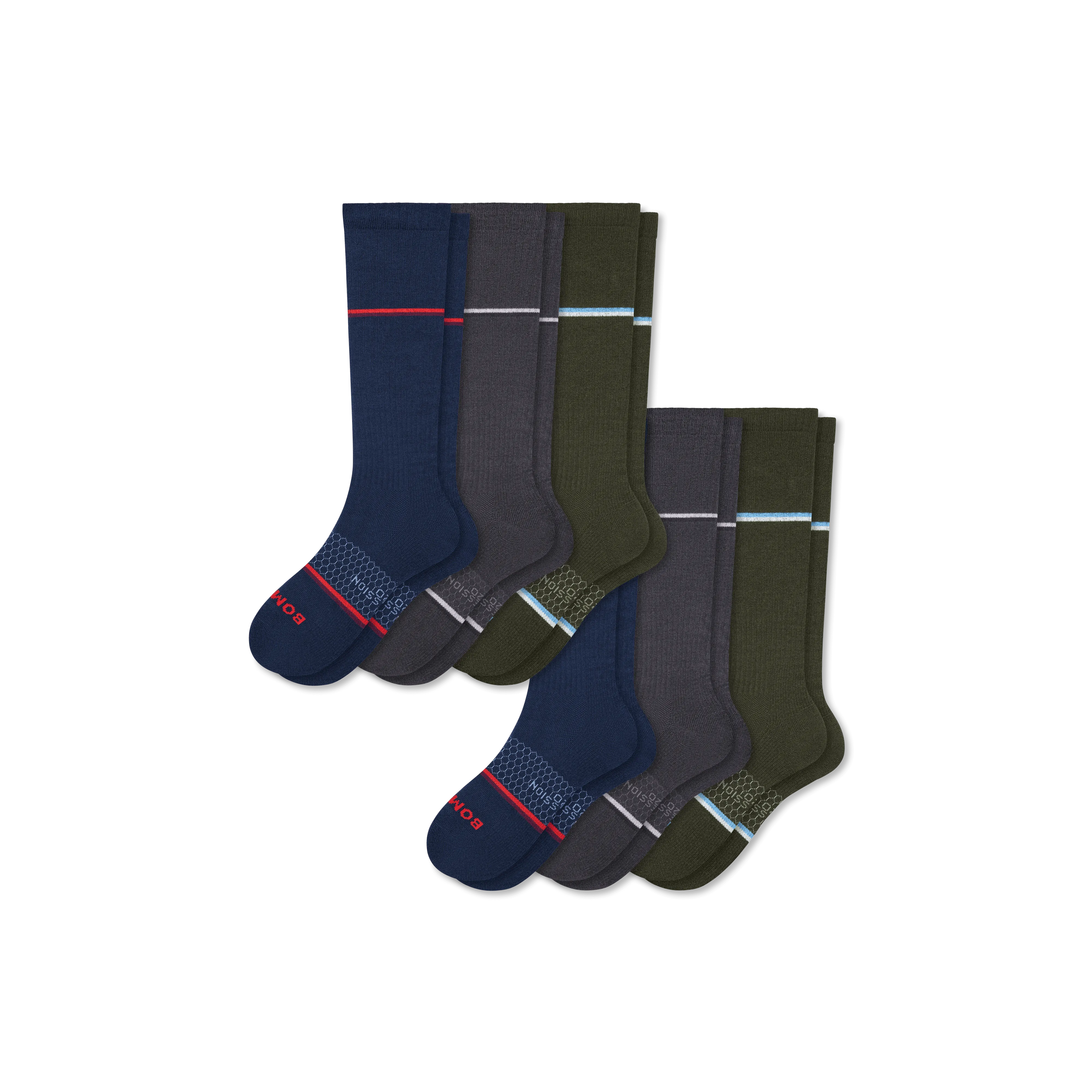 Men's Everyday Compression Sock 6-Pack (15-20mmHg)