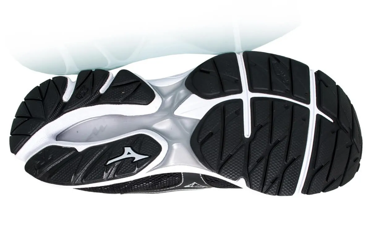 Mizuno Wave Rider 21 B Black/silver Womens