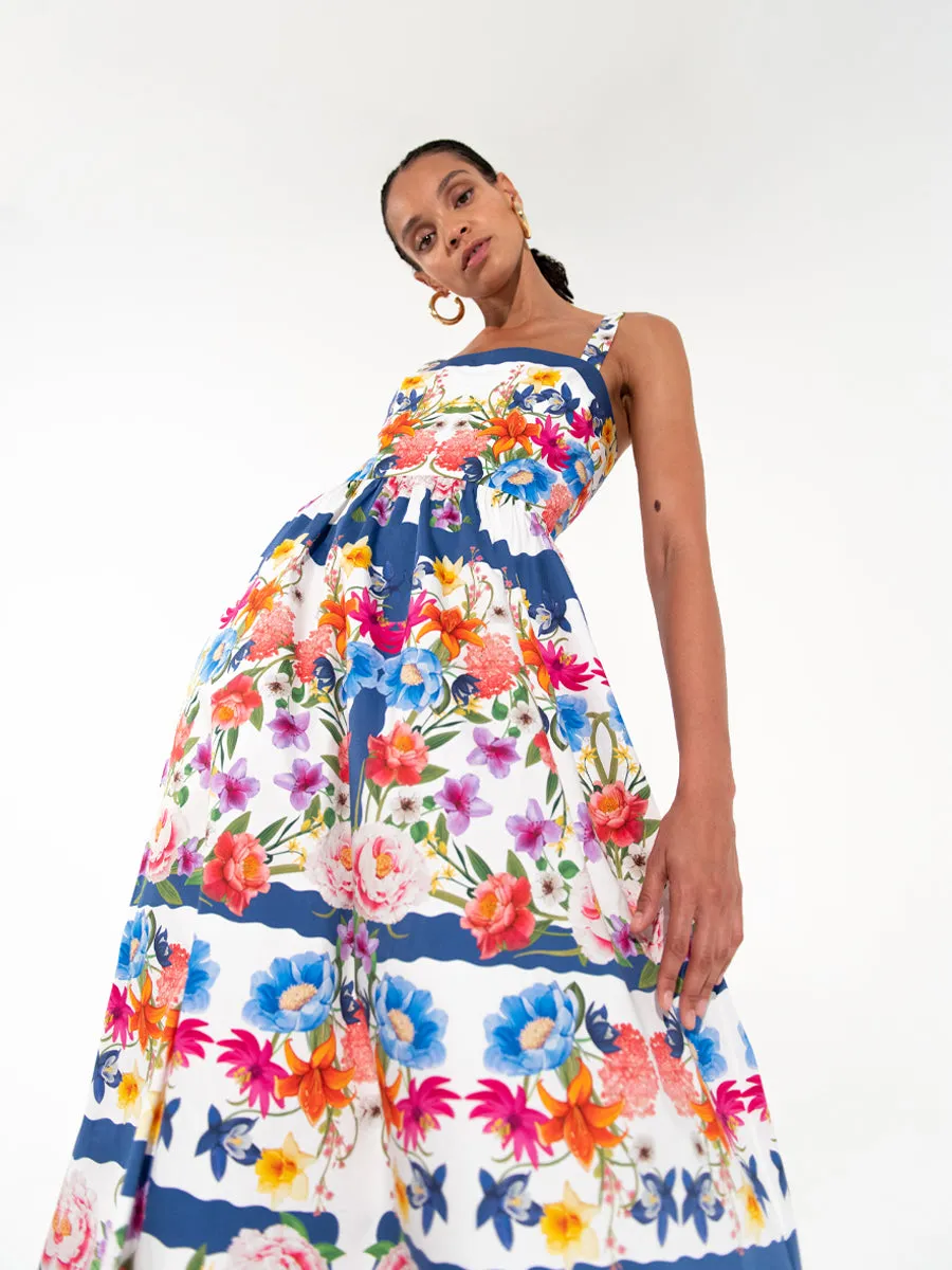Ninet Cotton Midi Dress - Antheia Placement