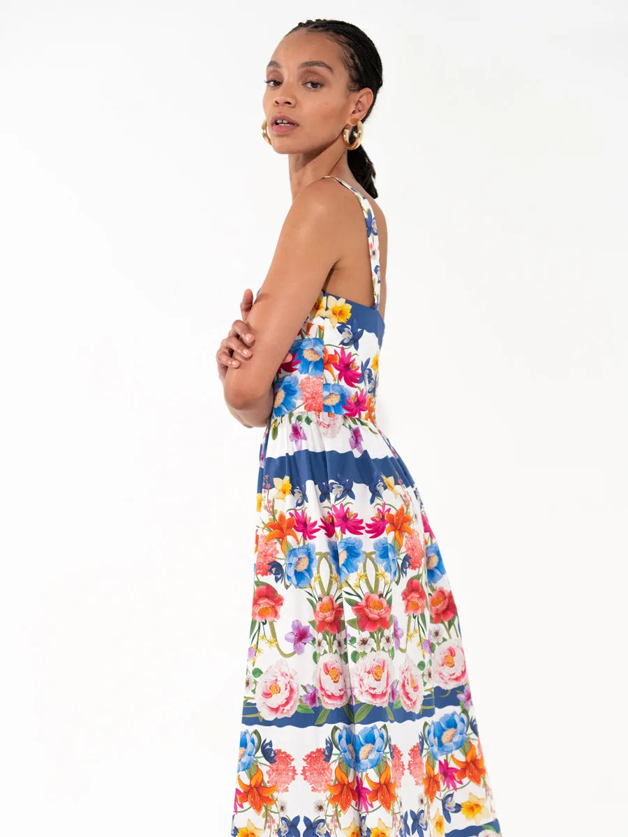 Ninet Cotton Midi Dress - Antheia Placement